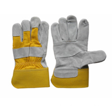 Yellow Cow Split Couro Patched Palm Glove-3052.02